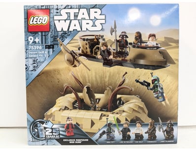 LEGO Star Wars set 75396 "Desert Skiff & Sarlacc P...
