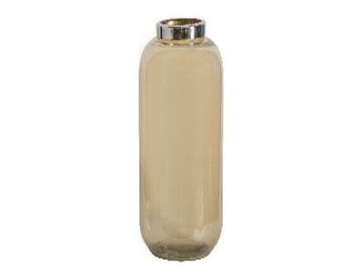 RRP: $44, Rodenbek Lustre Vase Smoke 140x140x240mm...