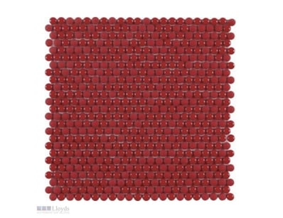 RRP $35 per sheet. Recycled glass Penny Round mosa...
