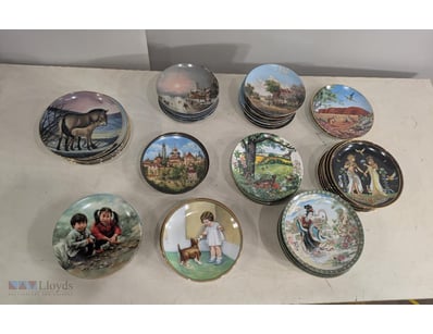 Large Assortment of Collectable Plates. Besse Peas...