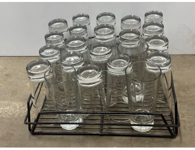 Glasses, high-ball, qty x 22, SOLD AS LOT

