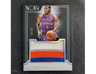 IMMANUEL QUICKLEY GAME WORN JUMBO PATCH – SERIAL N...