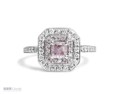 LIGHT PINK ARGYLE ORIGIN ART DECO RING     

Pink ...