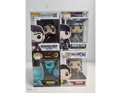 FUNKO POP VINYL FIGURES - DISHONORED 2, GEARS OF W...