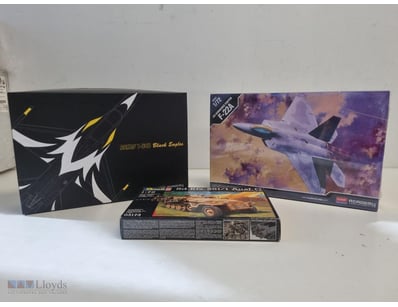 LOT OF 3 ACADEMY PLASTIC MODEL KITS - MILITARY AIR...