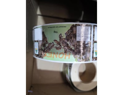 1 roll of honey label 500g 1 roll of honey label 1...