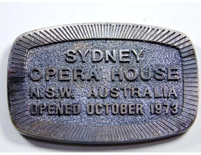 1973 OPENING OF THE SYDNEY OPERA HOUSE 55MMX35MM C...