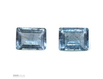 2.81CT TSW X 2, NATURAL BERYL AQUAMARINES     

Em...