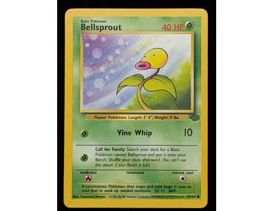 BELLSPROUT POKÉMON TRADING CARD - BASE SET #49/64...