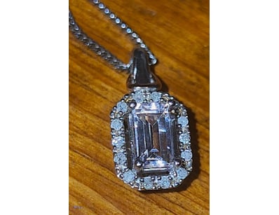 13 TCW 9CT ROSE GOLD, STERLING SILVER AND DIAMOND ...