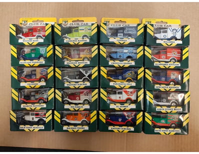 COMPLETE SET OF 20 NRL CLUB CAR DIE-CAST MODELS CO...