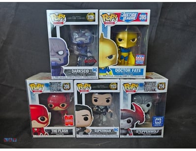 FUNKO POP DC COMICS JUSTICE LEAGUE COLLECTION - 5 ...