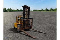 Clark C500Y300D Diesel Forklift - Industrial