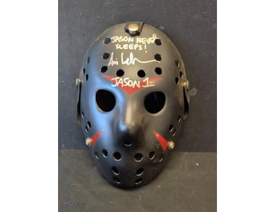 PSA/DNA CERTIFIED FRIDAY THE 13TH  JASON'S HOCKEY ...