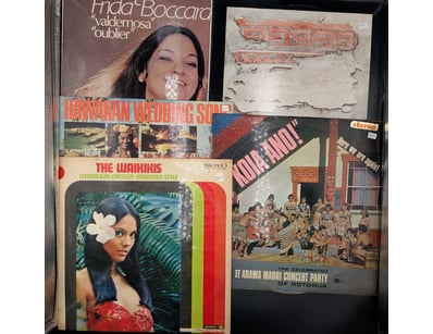 VINTAGE VINYL RECORD COLLECTION - HAWAIIAN & POLYN...