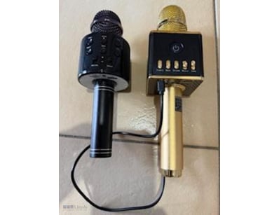 Wireless Karaoke Microphones, USB, AUX, record out
