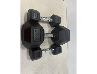 Trio of Dumbbells, Including 2x 5kgs and 1x25kg

S...