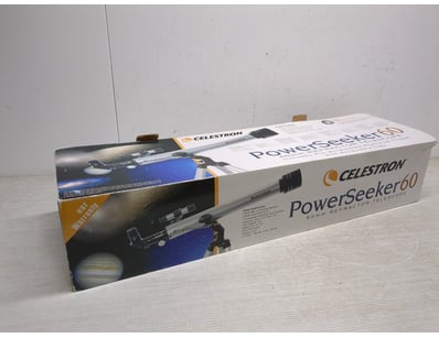 Celestron PowerSeeker 60 refractor telescope, a 60...