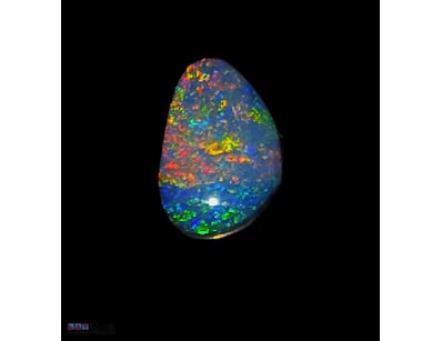 .9CT LIGHTNING RIDGE CRYSTAL OPAL  DOUBLET   

Dim...