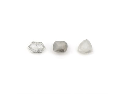 1.15CT TDW X 3, NATURAL DIAMONDS     

One Cushion...