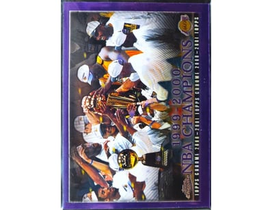 KOBE BRYANT & SHAQUILLE O'NEAL - 2000-01 TOPPS CHR...