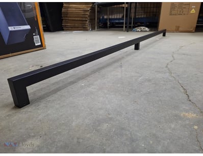 Rolltrak, Black Handle Single, 1500mm, Square, 10 ...