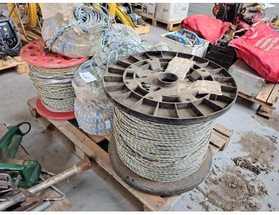 Pallet lot of poly-rope - Sold as Lot 
Manufacture...