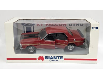 FORD XY FALCON GTHO TRACK RED MODEL 1:18 BIANTE CL...