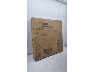 KODU Round Coffee Table in Oak (Model UH11104). Fe...