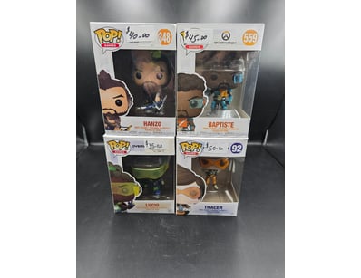 FUNKO POP! GAMES COLLECTION - OVERWATCH & HANZO FI...