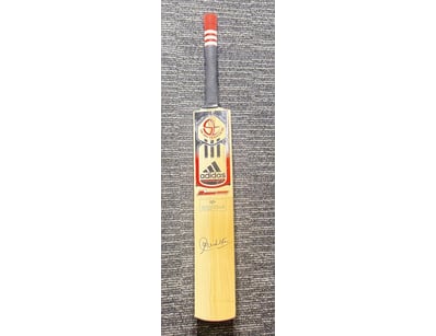 SIGNED SACHIN TENDULKAR CRICKET BAT SIGNATURE IN B...
