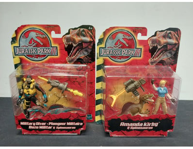 JURASSIC PARK III ACTION FIGURE SET - MILITARY DIV...