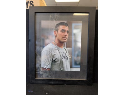 AUTOGRAPHED PHOTO OF GEORGE CLOONEY FROM THE TV SH...