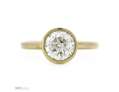 14K YELLOW GOLD, 2.02CT DIAMOND, SOLITAIRE RING.  ...