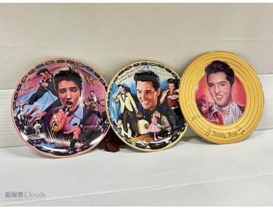 COLLECTION OF BRADFORD EXCHANGE PORCELAIN PLATES O...