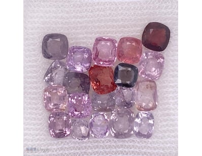 18.97CT NATURAL MULTI-COLOUR SPINEL PARCEL – CERTI...