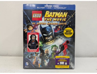 **UNRESERVED** LEGO Movie BLURAY with Figurine, Ba...