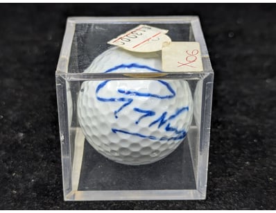 SIGNED GOLF BALL

Golf Ball In Plastic Display C...