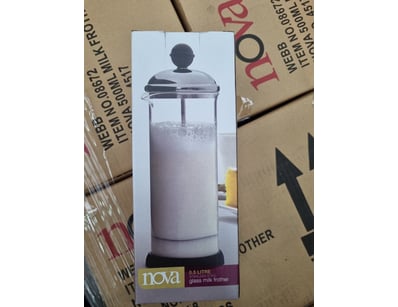 BOX LOT - QTY - 8 Nova 0.5 litre stainless steel g...