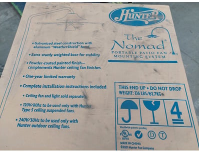 Major Brand Fans & Fountains Insurance Claim - Lot 8