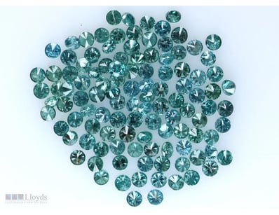 0.14 TCW BLUE ROUND DIAMONDS VARIOUS-HPHT        
...