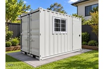 12ft Storage Container Features: - One
