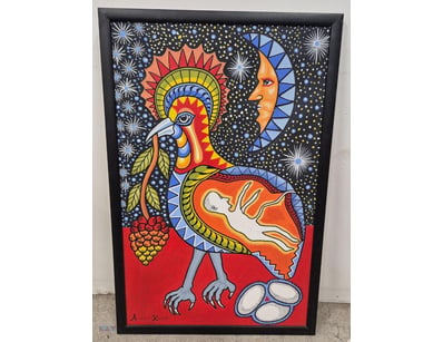 ANDREW-KAUAGE

Orginial Oil On Canvas

Title: Unti...