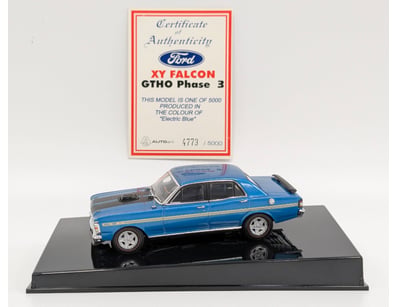 FORD XY FALCON GTHO PHASE 3 "ELECTRIC BLUE" LIMITE...