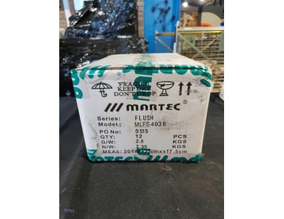 RRP $435.60 BULK LOT - QTY x12 Martec Flush LED 3W...