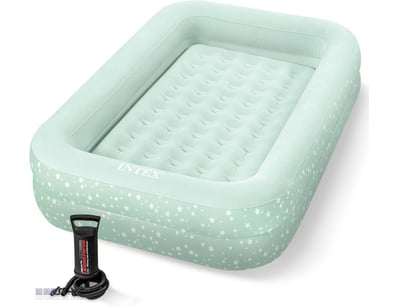 Intex Kidz Travel Bed with Hand Pump (66810EP) - R...