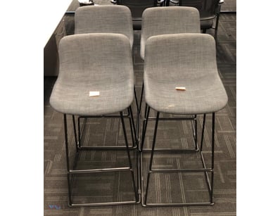 Tall Chairs, Grey, QTY 4