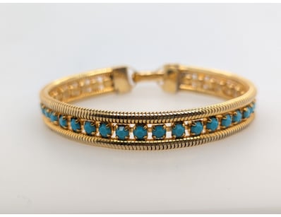 GOLD PLATED TURQUOISE BRACELET


583010+113

...