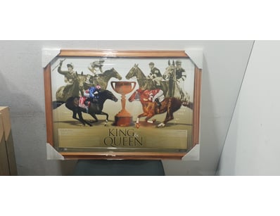 Exceptional framed commemorative print celebrating...