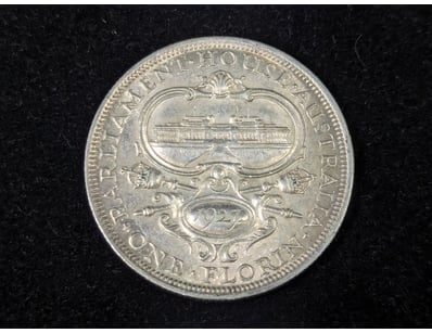 1927 AUSTRALIAN PARLIAMENT HOUSE FLORIN

Conditi...